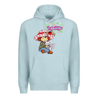 Blue Mist strawberry shortcake and cat Premium Hoodie - linhVisuals
