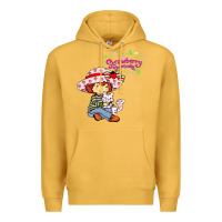 Mustard strawberry shortcake and cat Premium Hoodie - linhVisuals