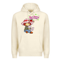 Sandshell strawberry shortcake and cat Premium Hoodie - linhVisuals