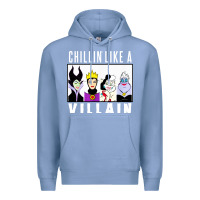 Colony Blue chillin like a villain Premium Hoodie - linhVisuals