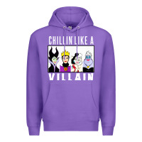 Purple chillin like a villain Premium Hoodie - linhVisuals