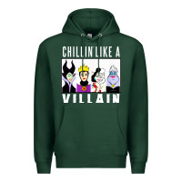 Sports Green chillin like a villain Premium Hoodie - linhVisuals