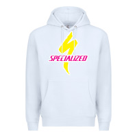 White Specialized Bikes Bicycle Premium Hoodie - linhVisuals