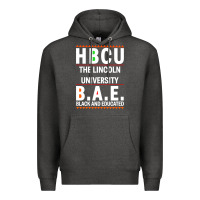Charcoal Heather hbcu the lincoln university black and educated black classic Premium Hoodie - linhVisuals