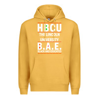 Mustard hbcu the lincoln university black and educated black classic Premium Hoodie - linhVisuals