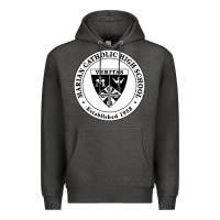 Charcoal Heather marian catholic high school Premium Hoodie - linhVisuals