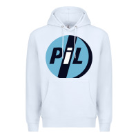 White PiL Public Image Ltd Premium Hoodie - linhVisuals
