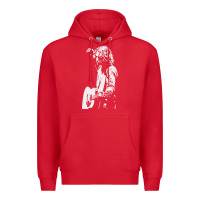 Red chris cornell musician Premium Hoodie - linhVisuals
