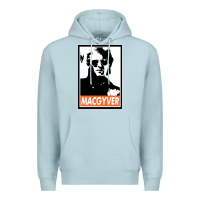 Blue Mist macgyver Premium Hoodie - linhVisuals