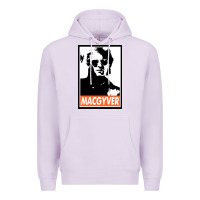 Lilac macgyver Premium Hoodie - linhVisuals
