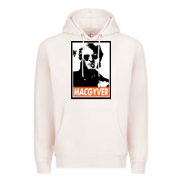 Pale Pink macgyver Premium Hoodie - linhVisuals