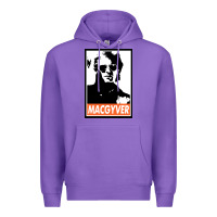 Purple macgyver Premium Hoodie - linhVisuals
