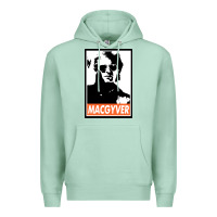 Seafoam macgyver Premium Hoodie - linhVisuals