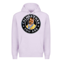 Lilac calmer than you are Premium Hoodie - linhVisuals