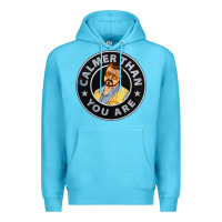 Ocean Blue calmer than you are Premium Hoodie - linhVisuals
