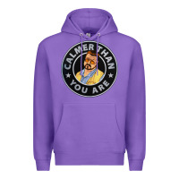 Purple calmer than you are Premium Hoodie - linhVisuals