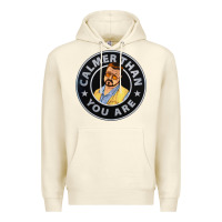 Sandshell calmer than you are Premium Hoodie - linhVisuals