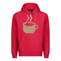Cardinal pixel coffee Premium Hoodie - linhVisuals