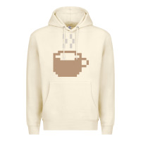 Sandshell pixel coffee Premium Hoodie - linhVisuals