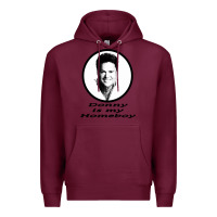 Burgundy funny donny osmond Premium Hoodie - linhVisuals
