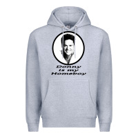 Heather Grey funny donny osmond Premium Hoodie - linhVisuals