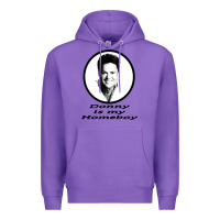 Purple funny donny osmond Premium Hoodie - linhVisuals