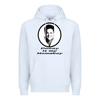 White funny donny osmond Premium Hoodie - linhVisuals
