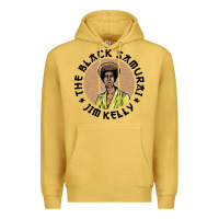 Antique Gold the black samurai Premium Hoodie - linhVisuals