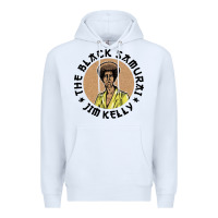 White the black samurai Premium Hoodie - linhVisuals