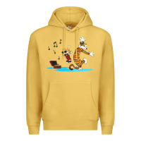 Antique Gold calvin music Premium Hoodie - linhVisuals