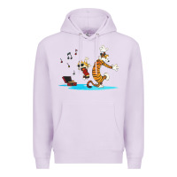 Lilac calvin music Premium Hoodie - linhVisuals