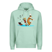 Seafoam calvin music Premium Hoodie - linhVisuals