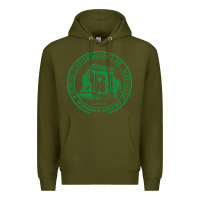 Army Green University of Puerto Rico Mayagüez Premium Hoodie - linhVisuals