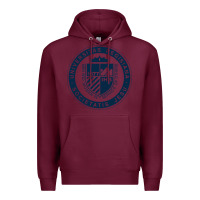 Burgundy Regis University Premium Hoodie - linhVisuals