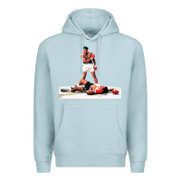 Blue Mist ali vs liston Premium Hoodie - linhVisuals
