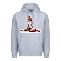 Heather Grey ali vs liston Premium Hoodie - linhVisuals