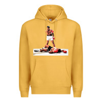 Mustard ali vs liston Premium Hoodie - linhVisuals