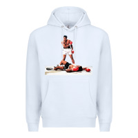 White ali vs liston Premium Hoodie - linhVisuals