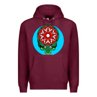 Burgundy king funny gizzard Premium Hoodie - linhVisuals