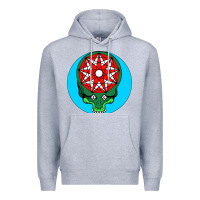 Heather Grey king funny gizzard Premium Hoodie - linhVisuals