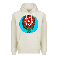 Oatmeal Heather king funny gizzard Premium Hoodie - linhVisuals