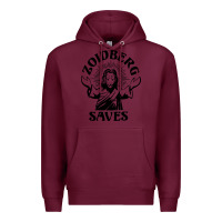 Burgundy zoidberg saves Premium Hoodie - linhVisuals