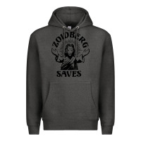 Charcoal Heather zoidberg saves Premium Hoodie - linhVisuals