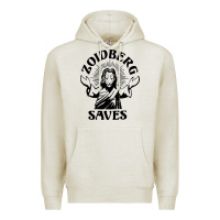 Oatmeal Heather zoidberg saves Premium Hoodie - linhVisuals
