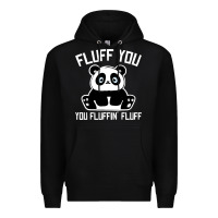 Black panda cub fluff you giant panda Premium Hoodie - linhVisuals