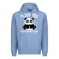 Colony Blue panda cub fluff you giant panda Premium Hoodie - linhVisuals