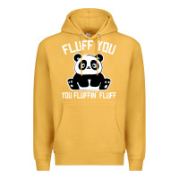 Mustard panda cub fluff you giant panda Premium Hoodie - linhVisuals