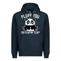 Navy panda cub fluff you giant panda Premium Hoodie - linhVisuals