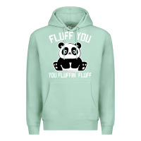 Seafoam panda cub fluff you giant panda Premium Hoodie - linhVisuals