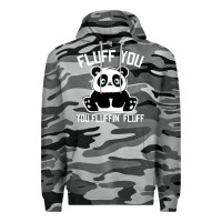 Slate Camo panda cub fluff you giant panda Premium Hoodie - linhVisuals